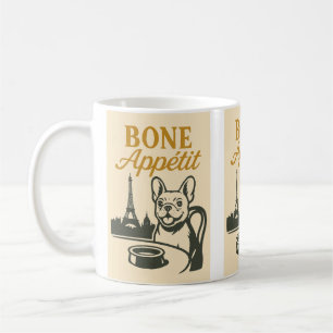 Caneca De Café Bone Appétititit French Bulldog Coffee Mug