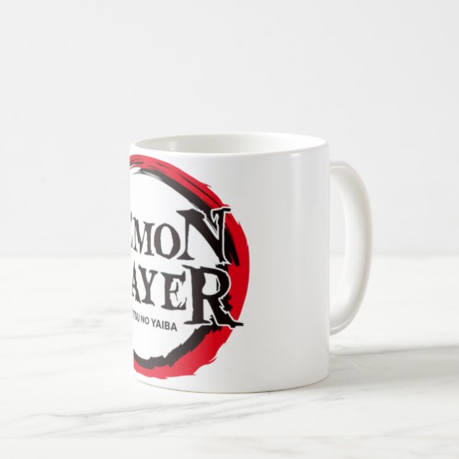 Caneca De Café boné demon slayer (kimetsu no yaiba) (Frente Esquerda)