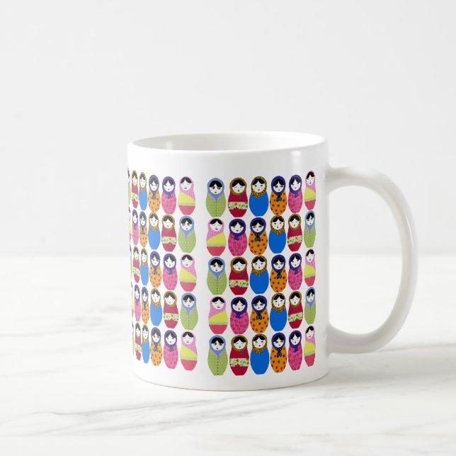 Caneca De Café Boneca de Babushka (Direita)