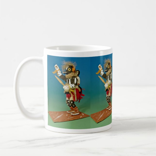 Caneca De Café Boneca de Kachina, nativo americano (Esquerda)