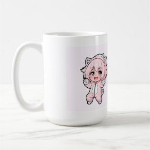 Caneca De Café Boneca Fofa “Em Criação” Design – Futuro Sonho Gi
