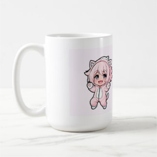 Caneca De Café Boneca Fofa “Em Criação” Design – Futuro Sonho Gi