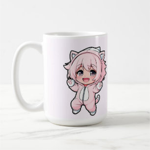 Caneca De Café Boneca Fofa “Em Criação” Design – Futuro Sonho Gi