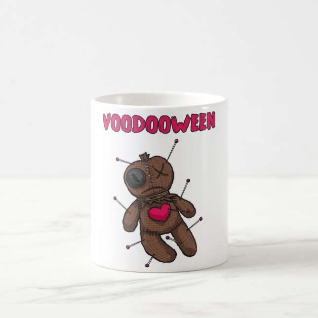 Caneca De Café Boneca Voodoo - Brinquedo de Halloween (Centro)