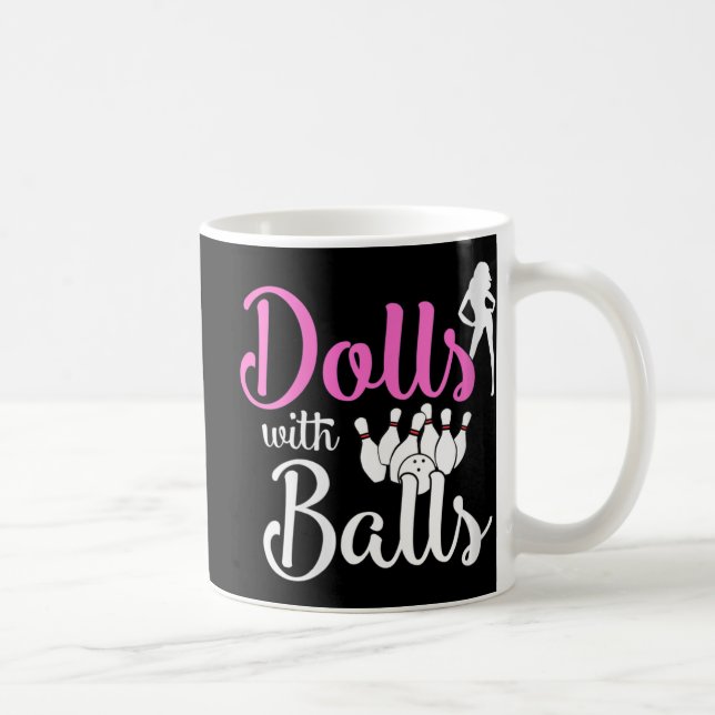 Caneca De Café Bonecas com Bolas - Garotas-Boliche que viajam em  (Direita)