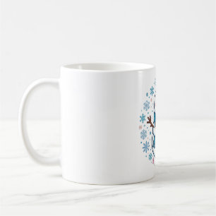 Caneca De Café Boneco de Neve Cacau Quente Arte Natalina Fofa