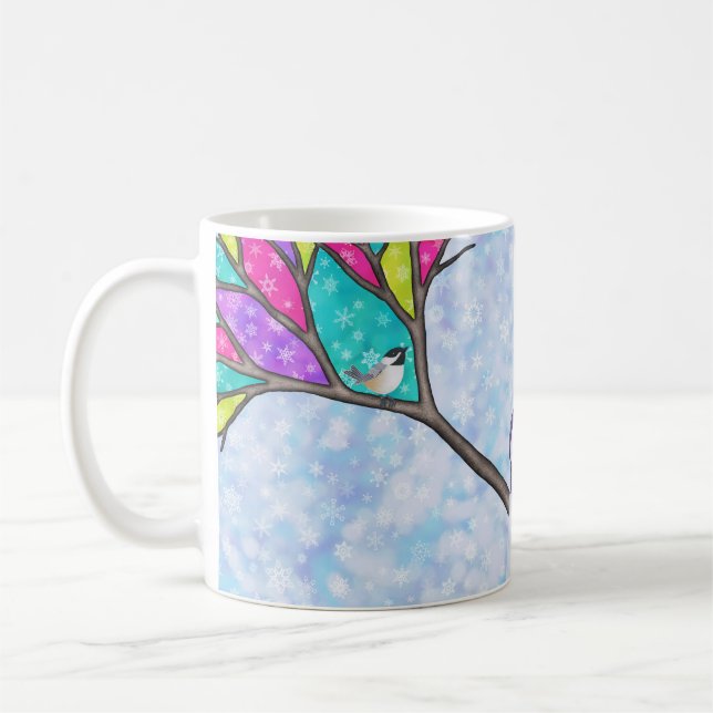 Caneca De Café boneco de neve com grão-de-bico (Esquerda)