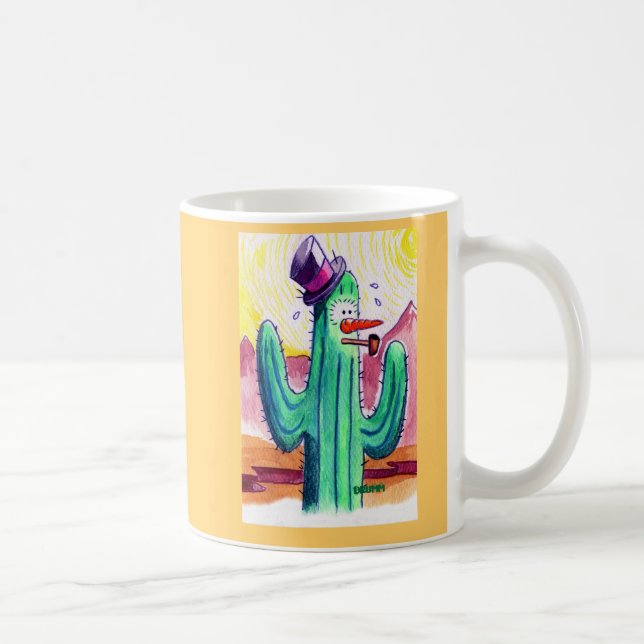 Caneca De Café Boneco de neve da arizona (Direita)