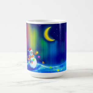 Caneca De Café Boneco de neve do Natal