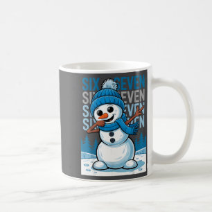 Caneca De Café Boneco de Neve Natal Divertido Dabbing Natal Dab S