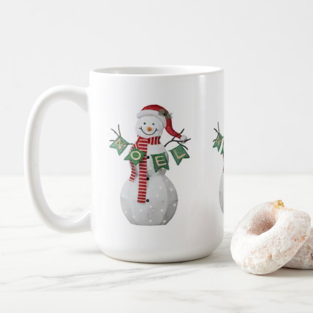 Caneca De Café BONECo DE NEVE/NOEL DEMAIS (Com Donut)