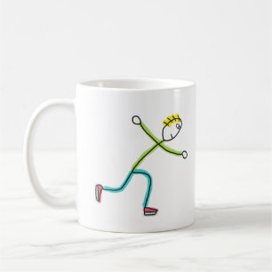 Caneca De Café Boneco de Patinação no Gelo