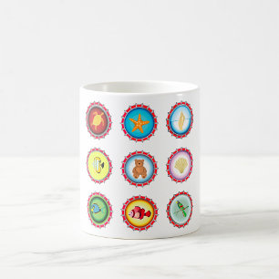 Caneca De Café Bonés de garrafas tropicais