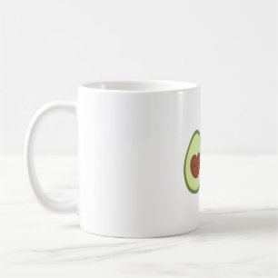 Caneca De Café Bonita Avocado Ama Metade Perfeita