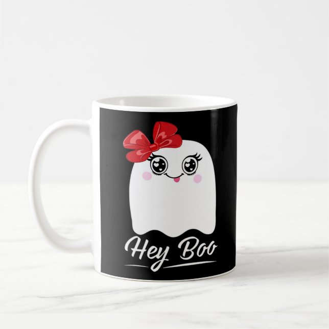Caneca De Café Bonita Boo Halloween (Esquerda)