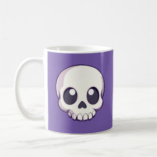 Caneca De Café Bonita Cartoon Skull Halloween