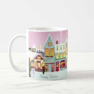 Caneca De Café Bonita cidade de Natal e bonitão na Rosa Dourada