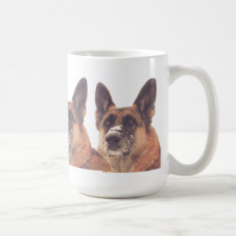Caneca de café bonita do german shepherd