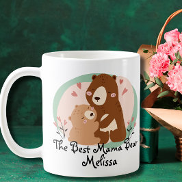 Caneca De Café Bonita e Engraçada, Melhor Urso Da Mãe