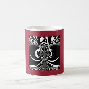 Caneca De Café Bonita e espantosa Impressão branca