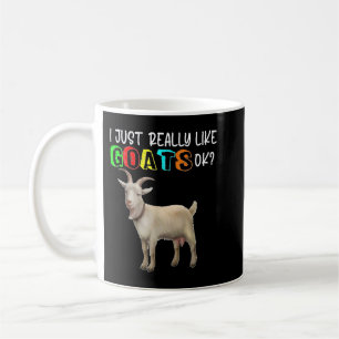 Caneca De Café Bonita, Eu Gosto Muito De Goats, Cute Goat Owner L