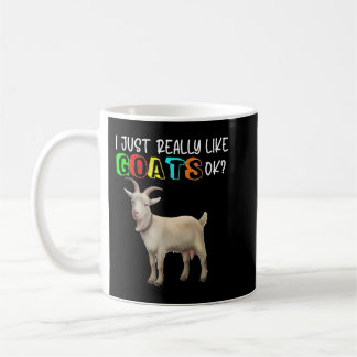 Caneca De Café Bonita, Eu Gosto Muito De Goats, Cute Goat Owner L