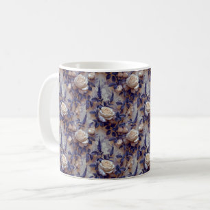 Caneca De Café Bonita Lavanda Romântica Primavera Purple Girly