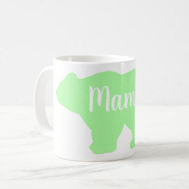 Caneca De Café Bonita mãe urso design presente de dia de as mães