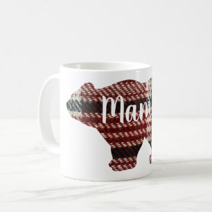 Caneca De Café Bonita mãe urso design presente de dia de as mães