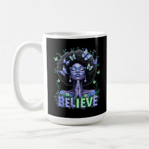Caneca De Café Bonita Mulher Negra Oradora Homenagem