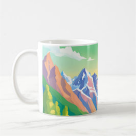Caneca De Café Bonitas Montanhas