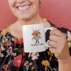 Caneca De Café Bonitinha de coruja Whimsical