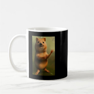 Caneca De Café bonitinho bicho-da-gata sorri