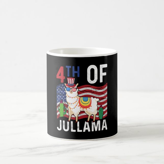 Caneca De Café Bonito 4 de julho Patriótico Lama 4 de julho Prese (Centro)