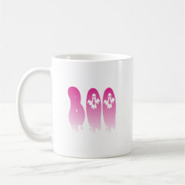 Caneca De Café Bonito a rosa: seu "Boo" de Dia das Bruxas Spooky