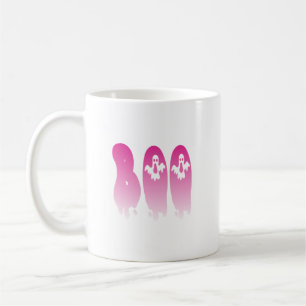 Caneca De Café Bonito a rosa: seu "Boo" de Dia das Bruxas Spooky