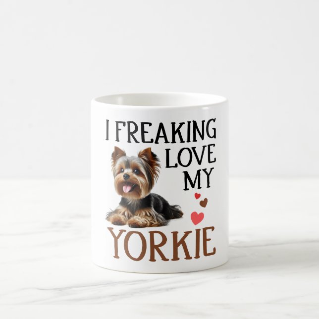 Caneca De Café Bonito Adoro Meu Cachorro Yorkki (Centro)