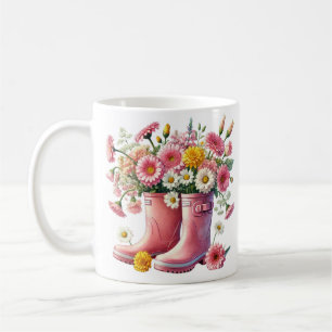 Caneca De Café Bonito alegria cresce um santuário de cada vez