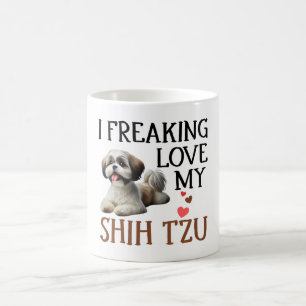 Caneca De Café Bonito Ama Meu Cão Shih Tzu