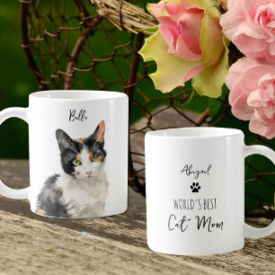 Caneca De Café Bonito Bobtail Japonês Personalizado Melhor Mãe/Pa