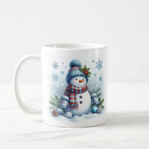 Caneca De Café Bonito boneco de neve