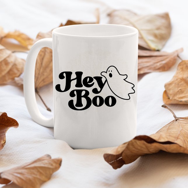 Caneca De Café Bonito Boo Engraçado Fantasma Halloween (A cute Halloween gift for your Boo!)