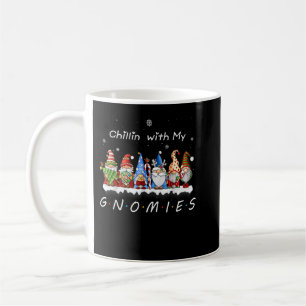 Caneca De Café Bonito Chillin Com Meus Gnomies Engraçados Natal G