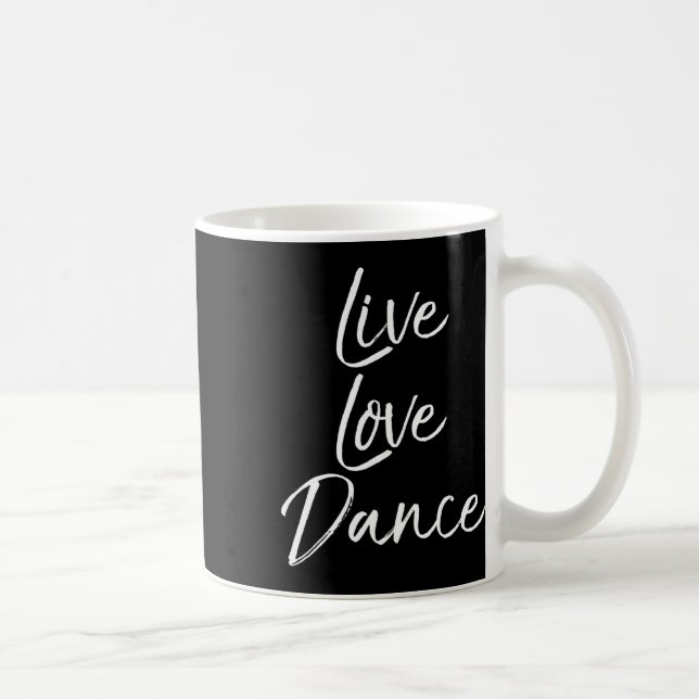 Caneca De Café Bonito Dançarino Presente Para Meninas Dançando Co (Direita)