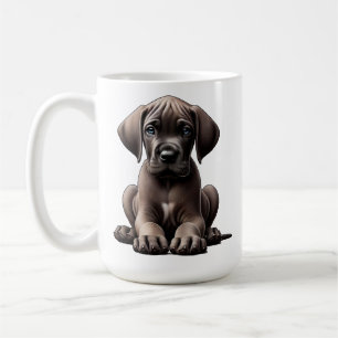 Caneca De Café Bonito Dane Puppy
