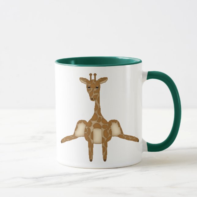 Caneca de café bonito do girafa (Direita)