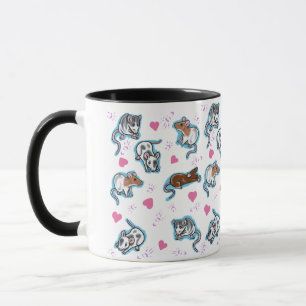 Caneca de café bonito do rato