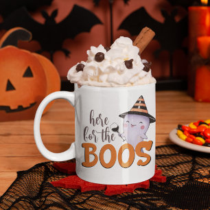 Caneca De Café Bonito e Divertido Aqui Para os Espíritos de Hallo