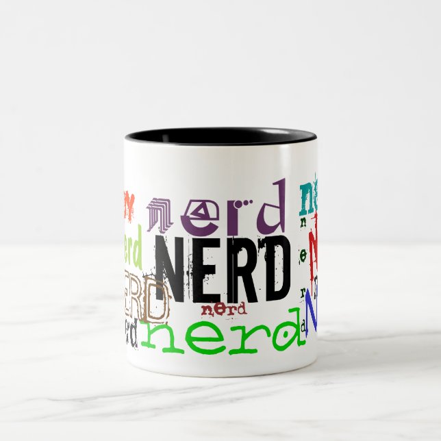 Caneca de café bonito & engraçada do "nerd" (Centro)