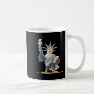 Caneca De Café Bonito Estátua Dos Eua Figuram Para Roupas Patriót